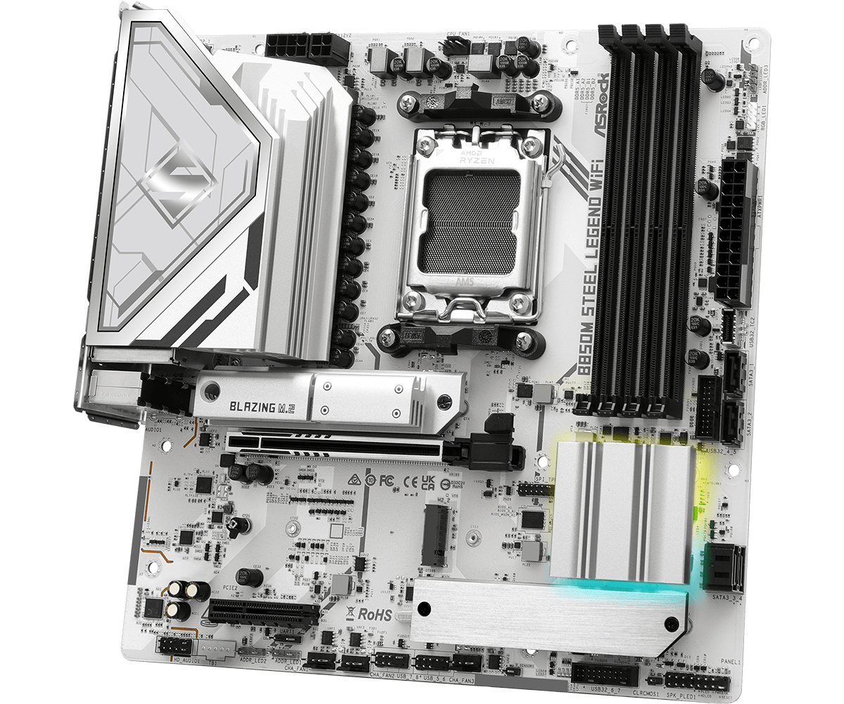  ASROCK B850M STEEL LEGEND WI - Am5 Micro Atx Pcie 5.0 Motherboard ulasan dan harga